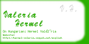 valeria hermel business card